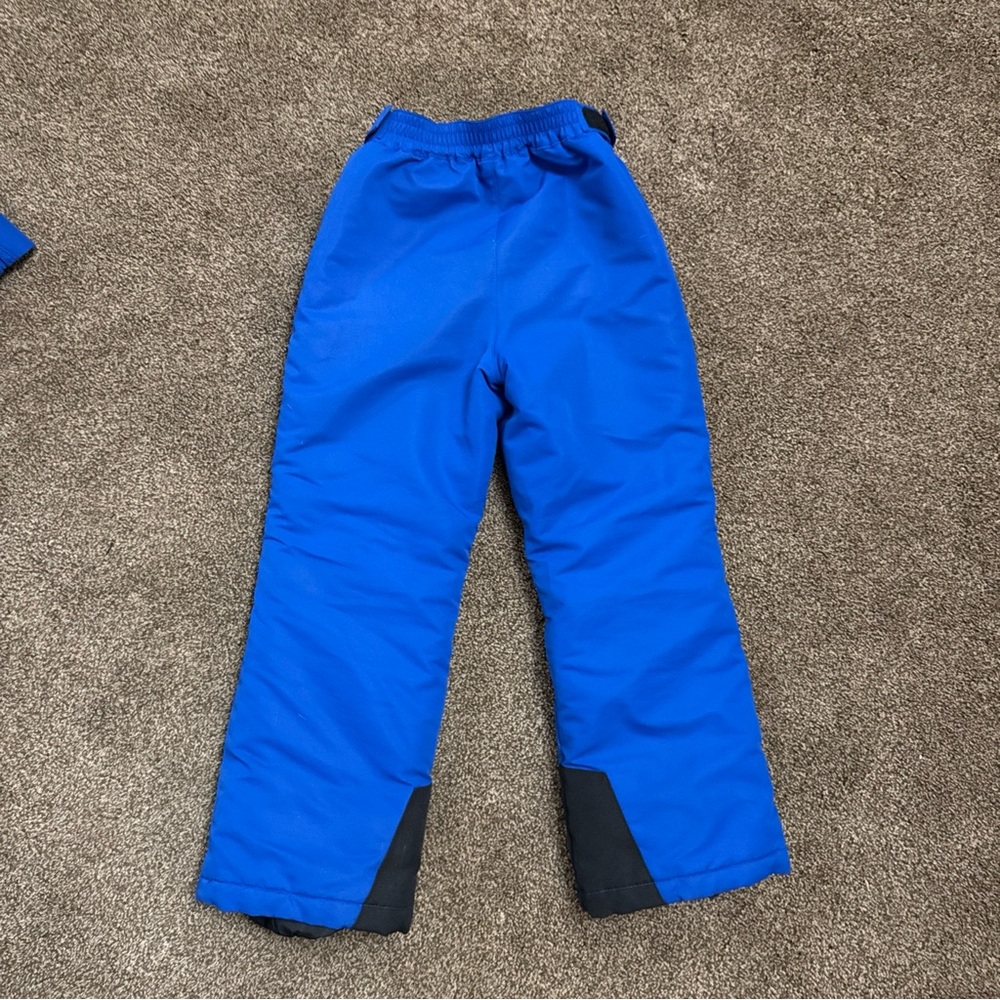 Kids Snowsuit Set Size 6-7 Ski Jacket & Pants Boys Swiss Tech Blue Grey - Picture 7 of 13
